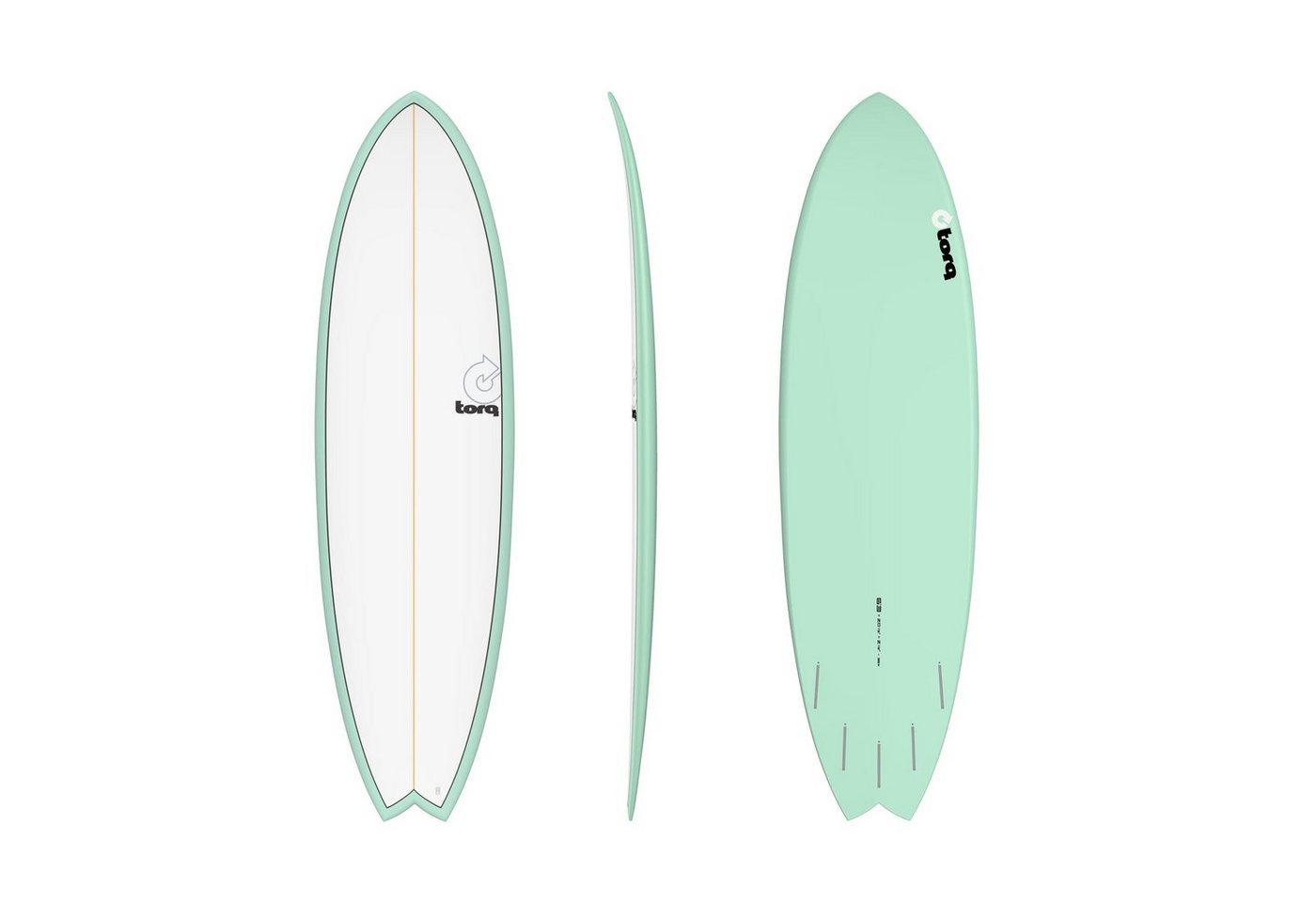 TORQ Wellenreiter Surfboard TORQ Epoxy TET 6.3 MOD Fish Seagreen, Fish, (Board) von TORQ
