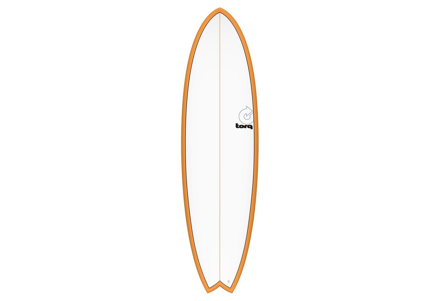 TORQ Wellenreiter Surfboard TORQ Epoxy TET 6.6 MOD Fish OrangeRail, Fish, (Board) von TORQ