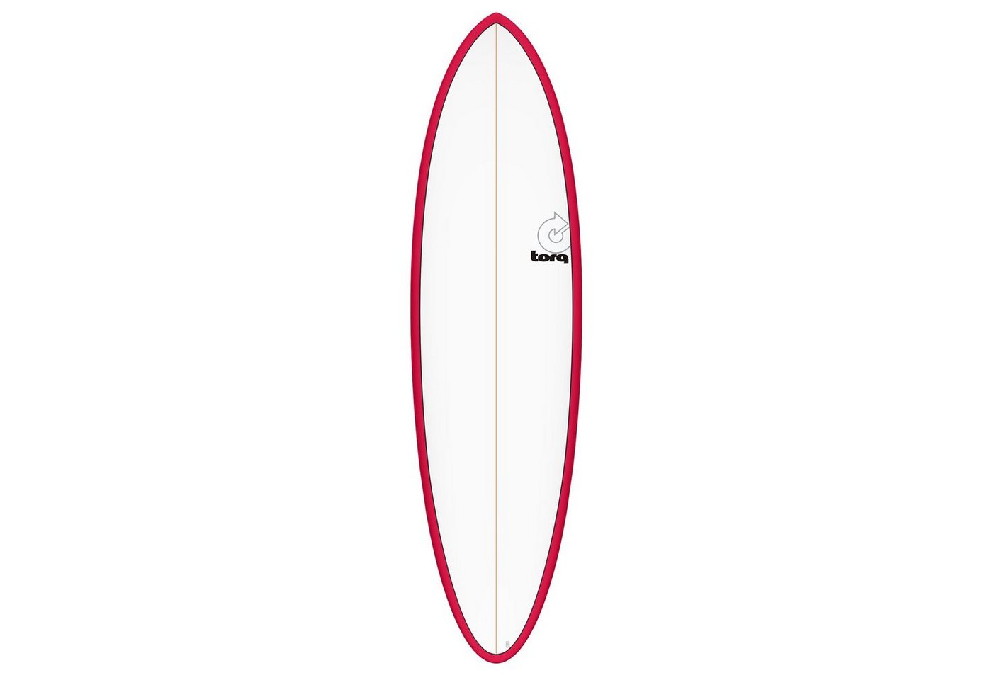 TORQ Wellenreiter Surfboard TORQ Epoxy TET 6.8 Funboard RedRail, Funboard, (Board) von TORQ