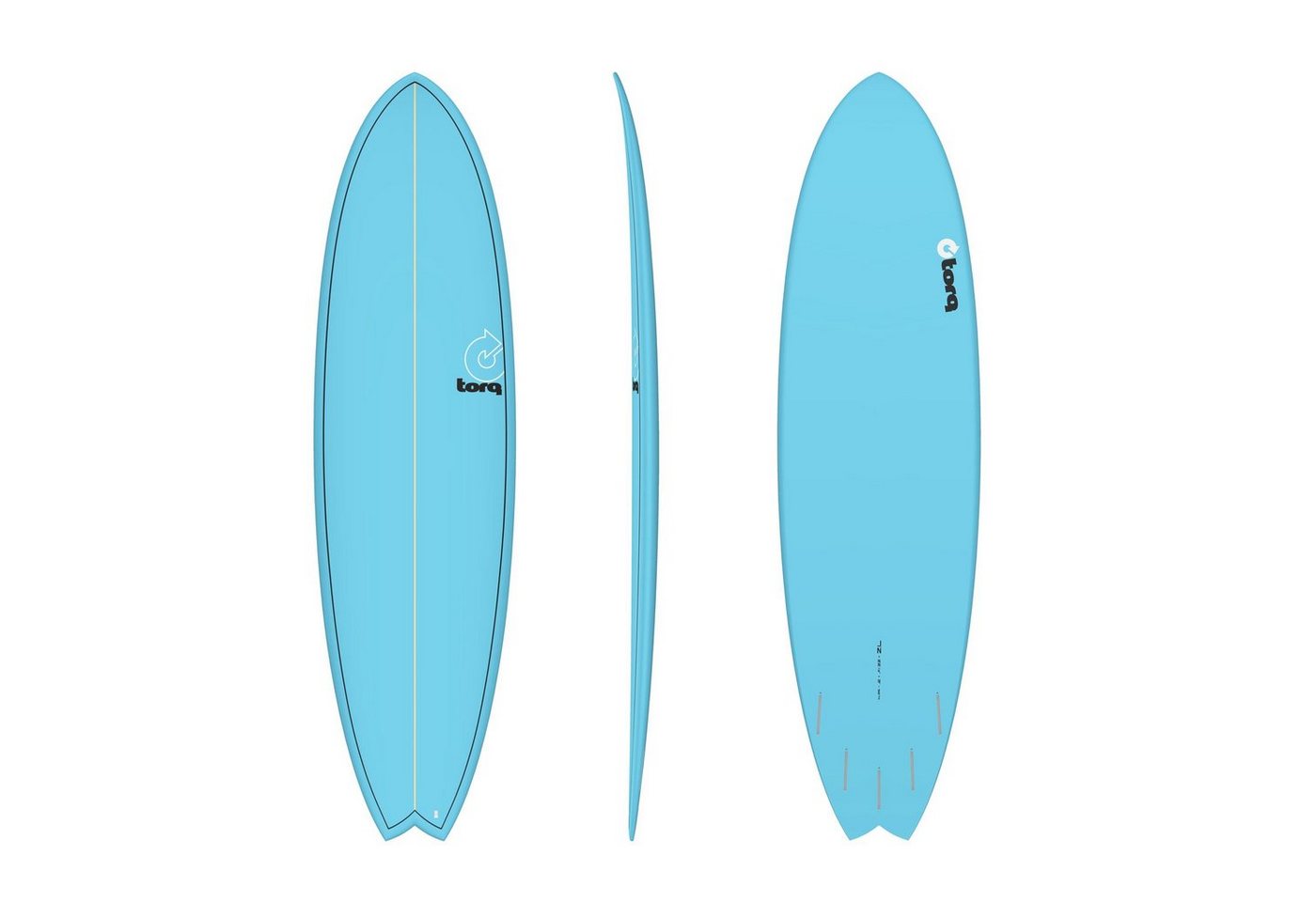 TORQ Wellenreiter Surfboard TORQ Epoxy TET 7.2 MOD Fish Blue, Fish, (Board) von TORQ