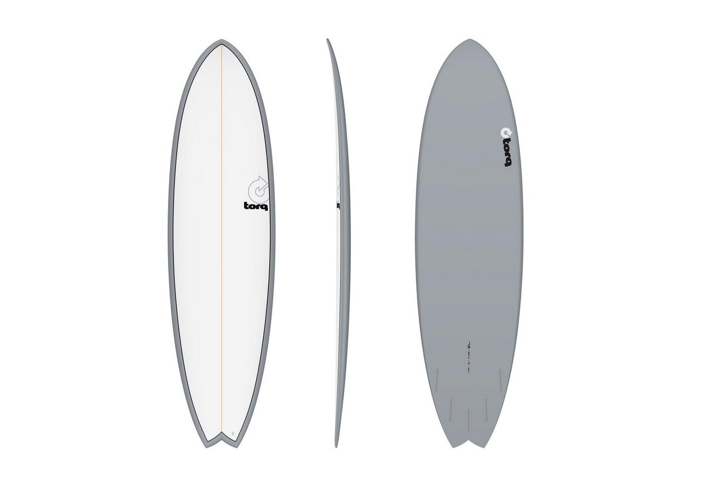 TORQ Wellenreiter Surfboard TORQ Epoxy TET 7.2 MOD Fish Grey Pinl, Fish, (Board) von TORQ