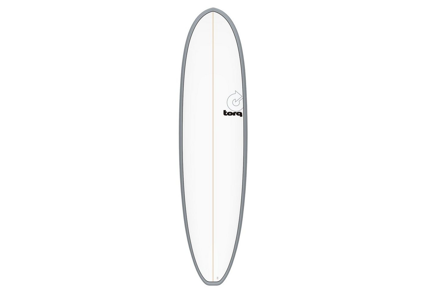 TORQ Wellenreiter Surfboard TORQ Epoxy TET 7.4 V+ Funboard GrayRail, Funboard, (Board) von TORQ