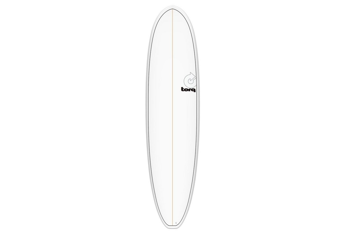 TORQ Wellenreiter Surfboard TORQ Epoxy TET 7.8 V+ Funboard Pinlines, Funboard, (Board) von TORQ