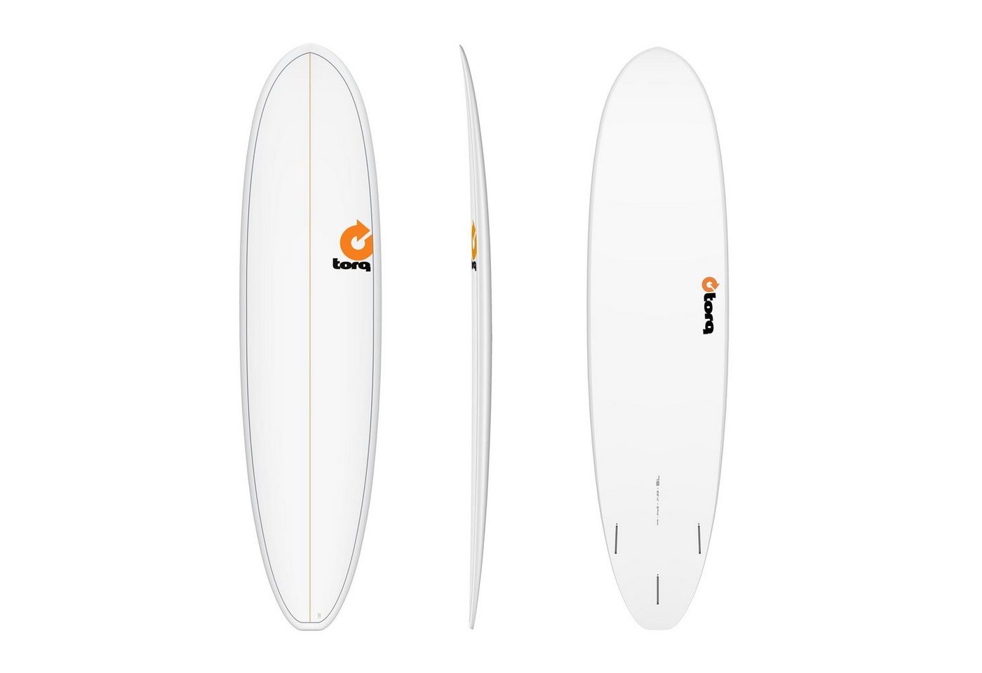 TORQ Wellenreiter Surfboard TORQ Epoxy TET 7.8 VP Funboard Pinlines, Funboard, (Board) von TORQ