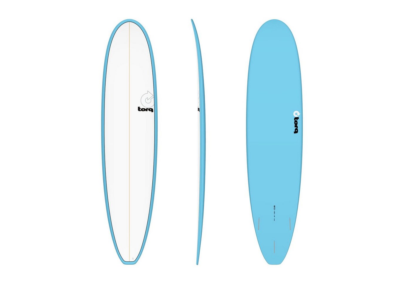 TORQ Wellenreiter Surfboard TORQ Epoxy TET 8.0 Longboard Blue Pinl, Funboard, (Board) von TORQ