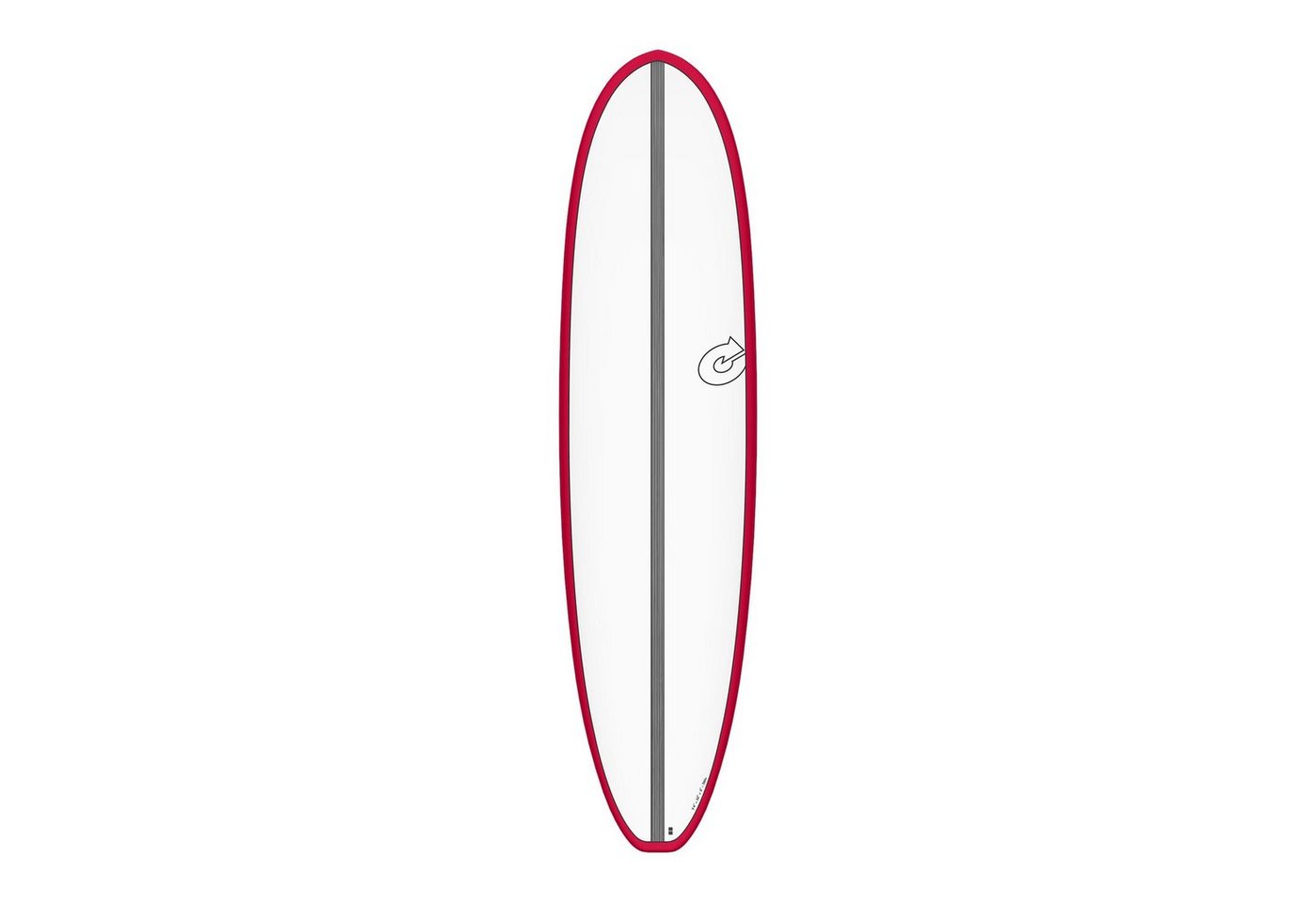 TORQ Wellenreiter Surfboard TORQ Epoxy TET CS 7.4 V+ Fun Carbon Rot, Torq-Surfboard, (Board) von TORQ