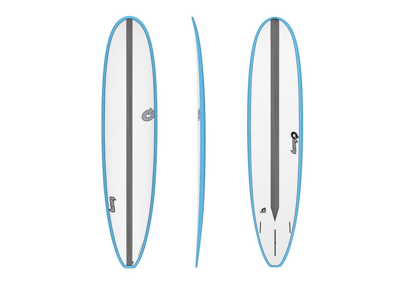 TORQ Wellenreiter Surfboard TORQ Epoxy TET CS 8.6 Long Carbon Blue, Long, (Board) von TORQ