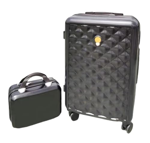 TOTIKI Koffer 2-teiliges Gepäckset, Handgepäck Mit 14-Zoll-Kosmetikkoffern, Hartschalen-Koffersets Rollkoffer (Color : A, Size : 26in) von TOTIKI