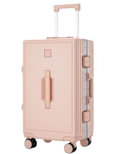 TOTIKI Koffer Gepäck Ohne Reißverschluss Mit Aluminiumrahmen, Leichter Hartschalenkoffer Mit Spinnerrädern Rollkoffer (Color : E, Size : 22") von TOTIKI