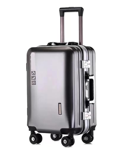 TOTIKI Koffer Gepäck-USB-Aufladung, Verschleißfeste Und Kratzfeste Verbundkoffer Mit Rollen Rollkoffer (Color : B, Size : 22 in) von TOTIKI