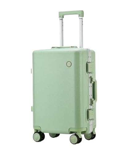 TOTIKI Koffer Hartschalengepäck Mit Aluminiumrahmen, Reißverschlussloser Universal-Radkoffer Aus Polycarbonat Rollkoffer (Color : A, Size : 24") von TOTIKI
