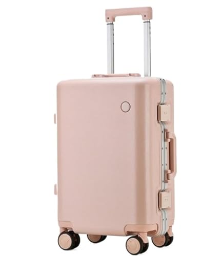 TOTIKI Koffer Multifunktionaler Trennwand-Trolley, Leichtes Passwort-Reise-Hartschalen-Handgepäck Rollkoffer (Color : A, Size : 24in) von TOTIKI
