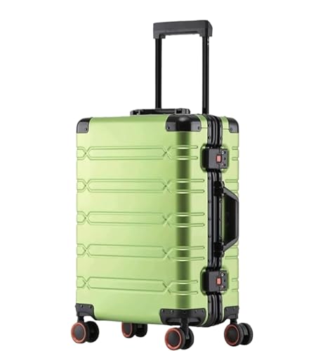 TOTIKI Koffer Silent Light Handgepäck Trolley-Koffer Aus Vollaluminium-Magnesiumlegierung Mit Rollen Rollkoffer (Color : A, Size : 24") von TOTIKI