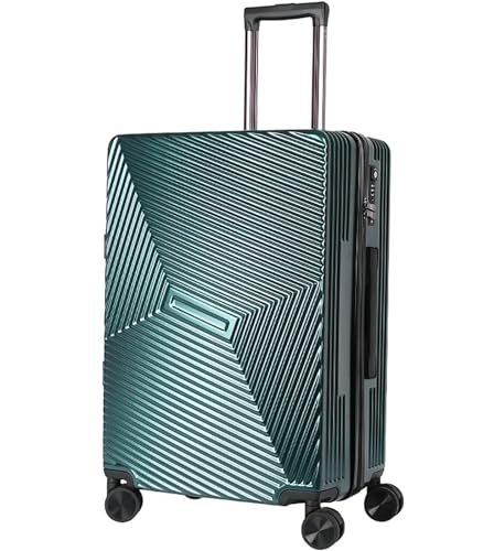 TOTIKI Koffer Tragbare Koffer, Gepäck Mit Aluminiumrahmen Und Spinnerrädern, Handgepäck Rollkoffer (Color : B, Size : 24 in) von TOTIKI
