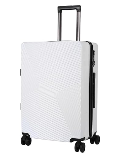 TOTIKI Koffer Tragbare Koffer, Gepäck Mit Aluminiumrahmen Und Spinnerrädern, Handgepäck Rollkoffer (Color : F, Size : 24 in) von TOTIKI