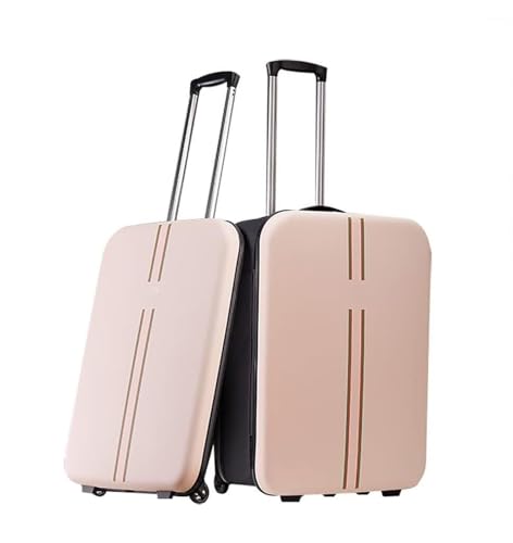 TOTIKI Koffer Zusammenklappbares Handgepäck, Robuster, Langlebiger Tragbarer Koffer Mit Rollen, Reisekoffer Rollkoffer (Color : C, Size : 20in) von TOTIKI