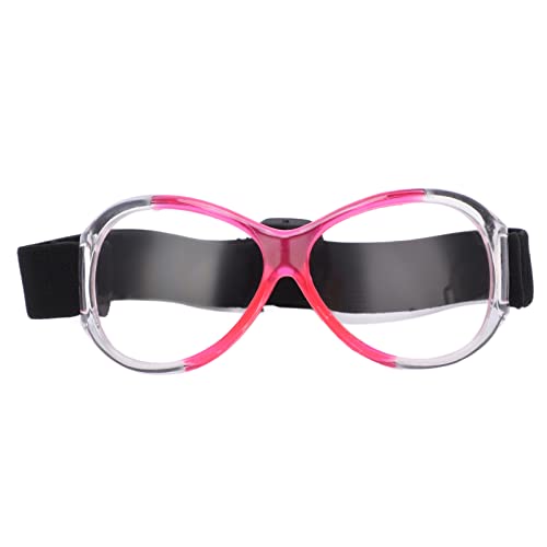 TOUISEDGI Outdoor-Sportbrille, Outdoor-Profi-Basketballbrille, Verstellbares Kopfband, Langlebige Sport-Schutzbrille, 78 G(Rosa) von TOUISEDGI