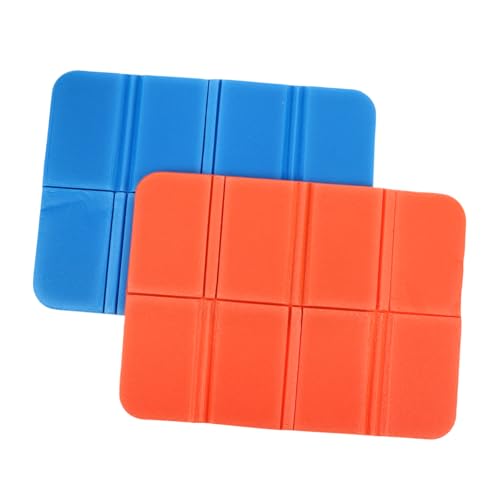 TOYANDONA 2 Stück Faltbares Outdoor Sitzkissen Wasserdichtes Camping Sitzpolster Ultraleicht Moisture Resistant Faltmatte für Wandern Picknick Rucksacktouren mit Weichem Xpe Schaum von TOYANDONA