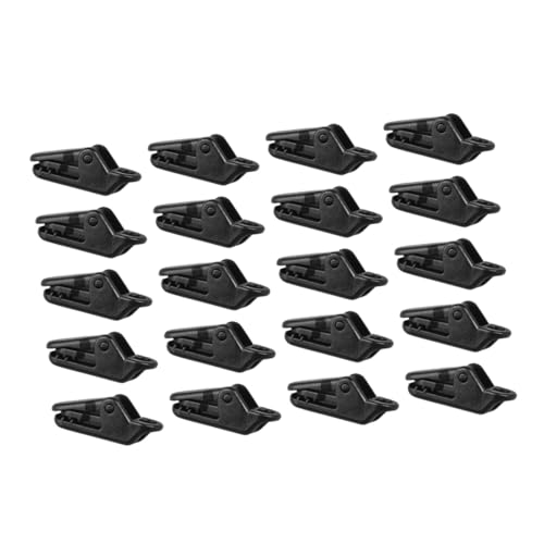 TOYANDONA 20 Stück Teiliges Camping Zelt Clips aus Robustem Material Windresistente Klemmen mit Einzigartigem Gezahntem Design für Sicheren Halt Einsetzbar für Zelte und Planen Beim Outdoor von TOYANDONA