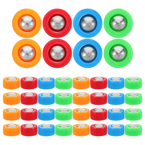 TOYANDONA 40 Stück Teiliges Mini Shuffleboard Curling Puck Set aus Robustem Kunststoff und Metall Tragbare Tischspiel-Roller für Familie Club und Freizeit Langlebiges Zubehör für Partys von TOYANDONA