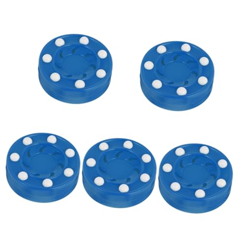 TOYANDONA 5 Stck Rollhockey Puck Robustem Langlebiger Trainings und Wettkampfball für Straßenhockey und Rollhockey Fördert Geschicklichkeit Präzision und Kraft bei Kindern und Erwachsenen von TOYANDONA