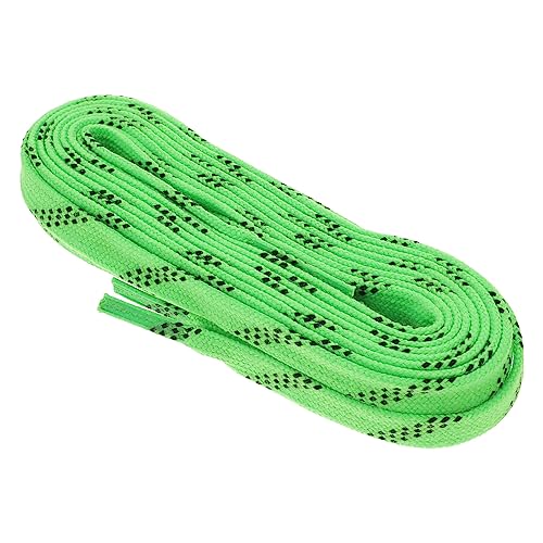 TOYANDONA Gewachste Langlebige Eishockey Schnürsenkel Grün Rissfest Frostbeständig Passend für Schlittschuhe Skischuhe und Sportschuhe Einsetzbar von TOYANDONA