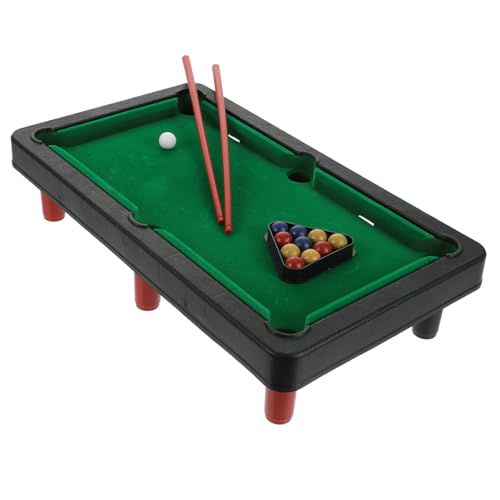 TOYANDONA Miniatur Tischbillard für Eltern Junge Mädchen Interaktion Handliches Freizeit billardspiel mit Glatter Oberfläche Robustes Design Fördert Vorstellungskraft und Geschicklichkeit von TOYANDONA