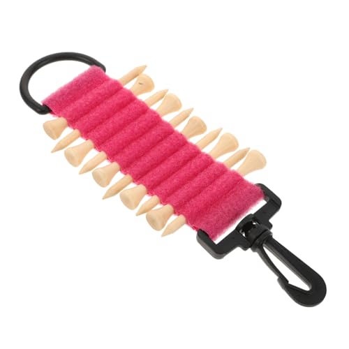 TOYANDONA Plastik Golf Tee Halter mit Clip Tragbarer Doppelseitiger Golf Tee Organizer in Modernem Design Vielseitiger Golfschläger Zubehörhalter für Schnellen Zugang dem Golfplatz von TOYANDONA