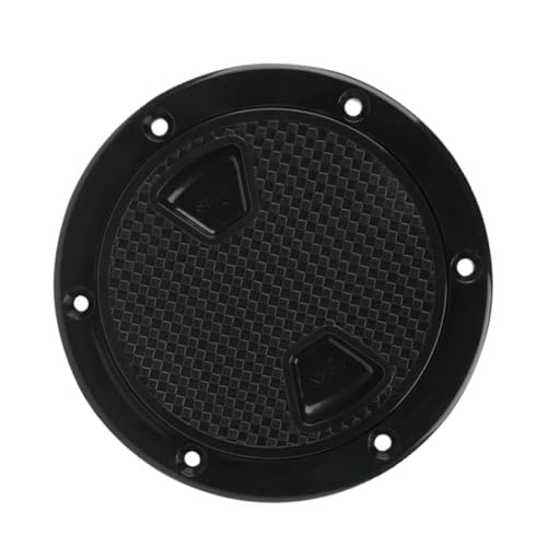 TOYANDONA Runde Yacht Deck Hatch Abdeckung aus Robustem Kunststoff Rutschfester Inspektionslochschutz Abnehmbar und Vielseitig Einsetzbar für Boots Wohnmobilnutzung Langlebig von TOYANDONA
