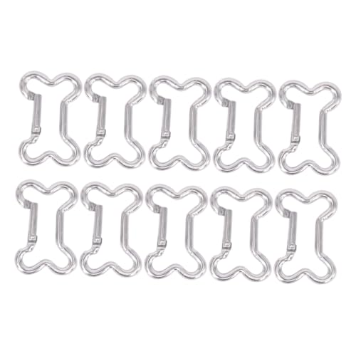 TOYZFRIENDY 10 Stück Teiliges Aluminiumlegierung Flaschenhalter Karabiner Praktische Tragbare Sicherheits Clips zum Befestigen von Trinkflaschen an Rucksack Fahrrad Camping Zufällige Farbe von TOYZFRIENDY