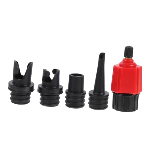 TOYZFRIENDY 5 Stück Teiliges Professioneller Luftventiladapter aus Robustem Material Multifunktional für Schlauchboote Kajaks Aufblasbare Betten und Sup paddelbretter Langlebig Verschleißfest von TOYZFRIENDY