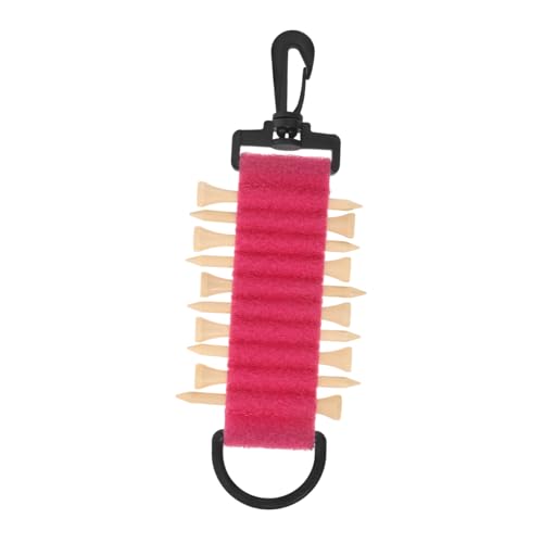 TOYZFRIENDY Multifunktionaler Golf Tee Holder mit Clip für Golf Tees Stilvoller Tragbarer Golfzubehör Beutel mit Doppelseitigem Hänge Design Praktisch für Golfbag und Gürtel von TOYZFRIENDY