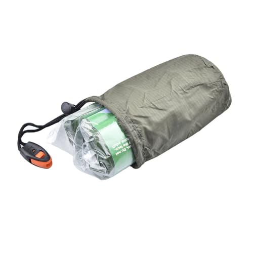 TOYZFRIENDY Notfallschlafsack Einzeln Ultraleicht Schlafsack mit Reißfestem Material und Auffälliger Signalfarbe für Outdoor Camping Reise Überlebenssituation von TOYZFRIENDY