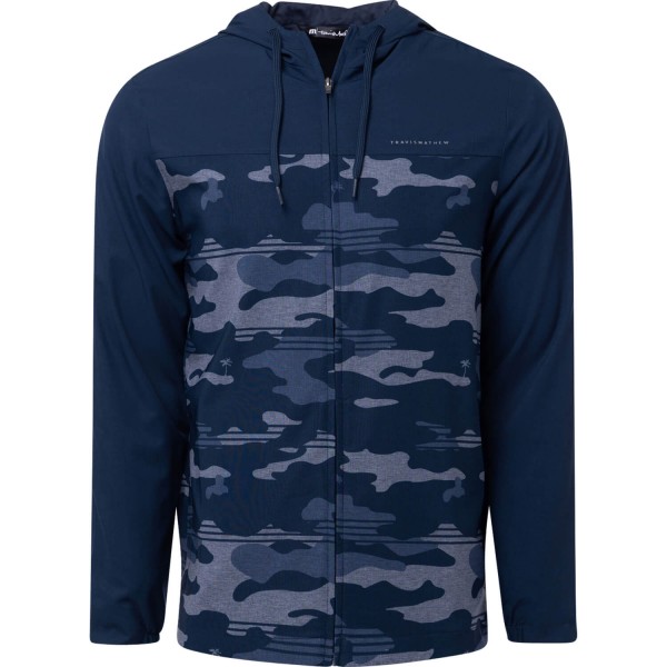 TRAVISMATHEW Hoodie Camo Tech dunkelblau von TRAVISMATHEW