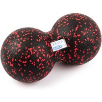 TRENDY SPORT Dupla Duo-Faszienball XL schwarz/rot 12 cm von TRENDY SPORT