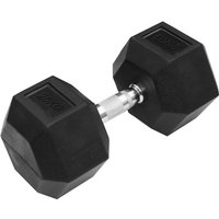 TRENDY SPORT Hex Dumbbell Hantel sechseckig schwarz 25 kg von TRENDY SPORT