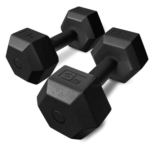 TREX SPORT Hanteln Set | Kurzhanteln 2er Set 2kg-20kg | Hanteln Frauen & Männer Set Dumbbell Set (2x3kg) von TREX SPORT