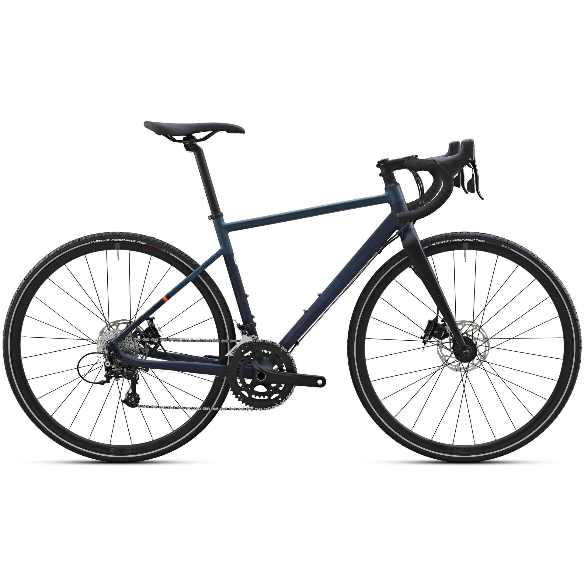 Rennrad – RC 520 Aluminium Microshift 10-fach blau von TRIBAN