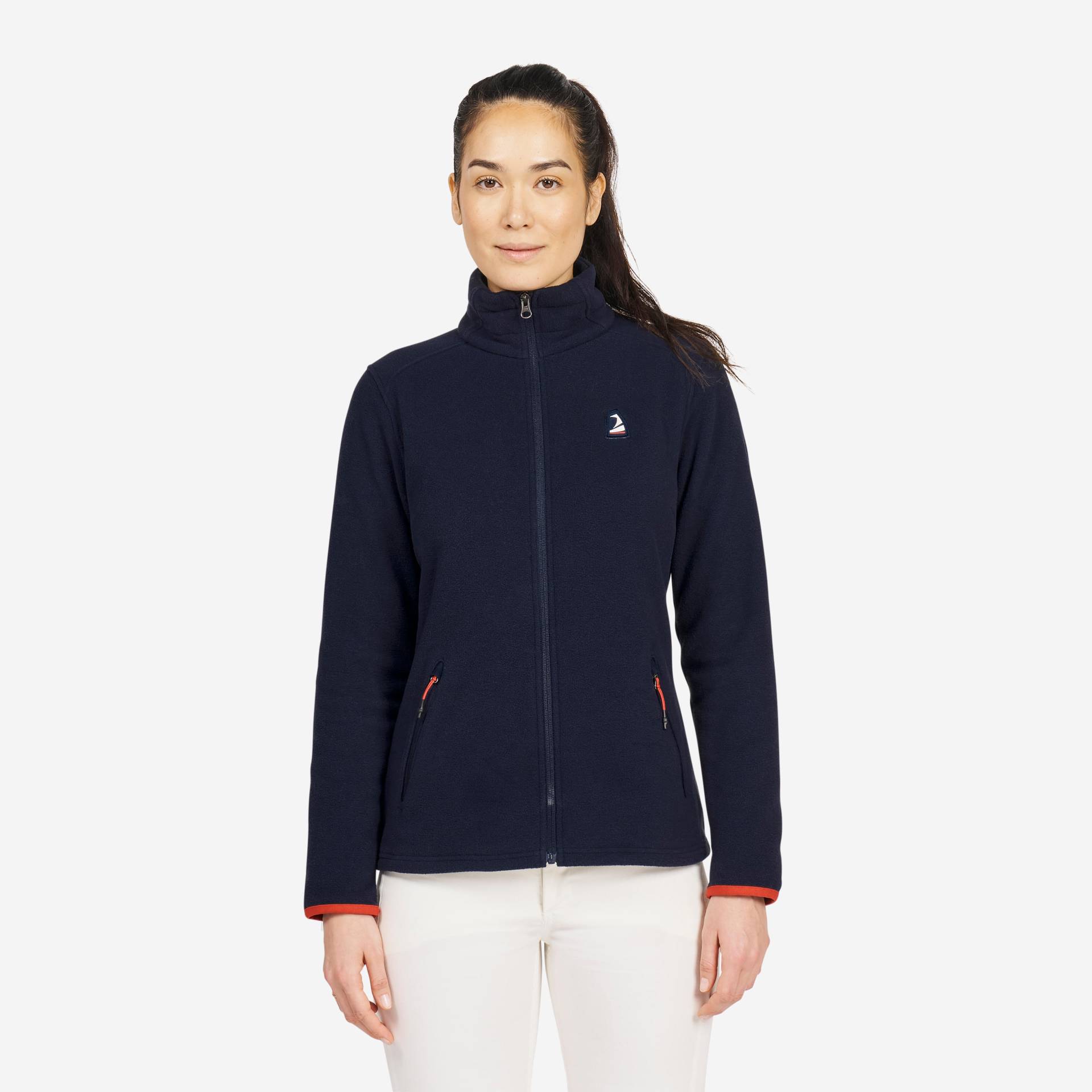 Fleecejacke Segeln Damen warm 100 marineblau von TRIBORD