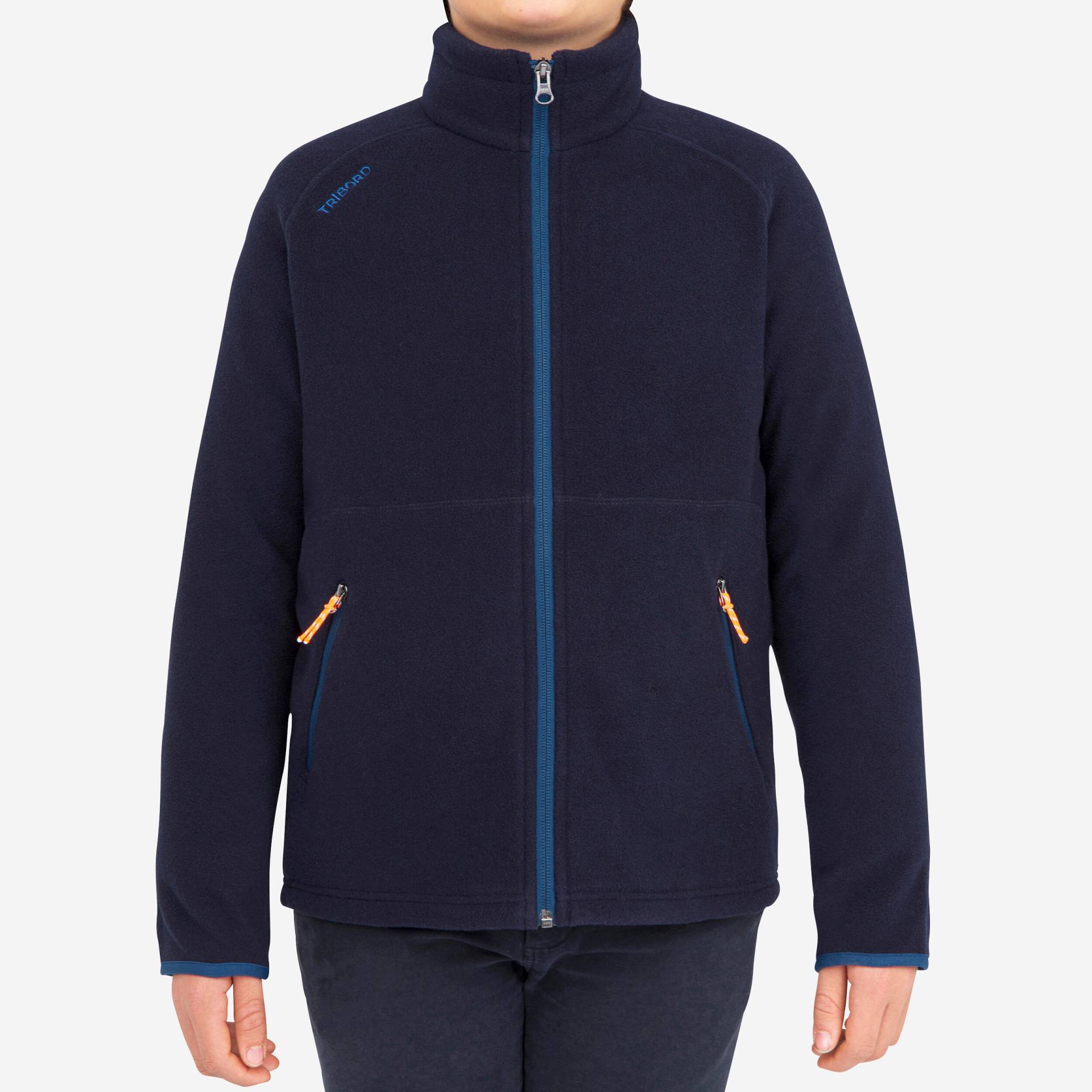 Fleecejacke Kinder warm Segeln - Sailing 100 marineblau von TRIBORD