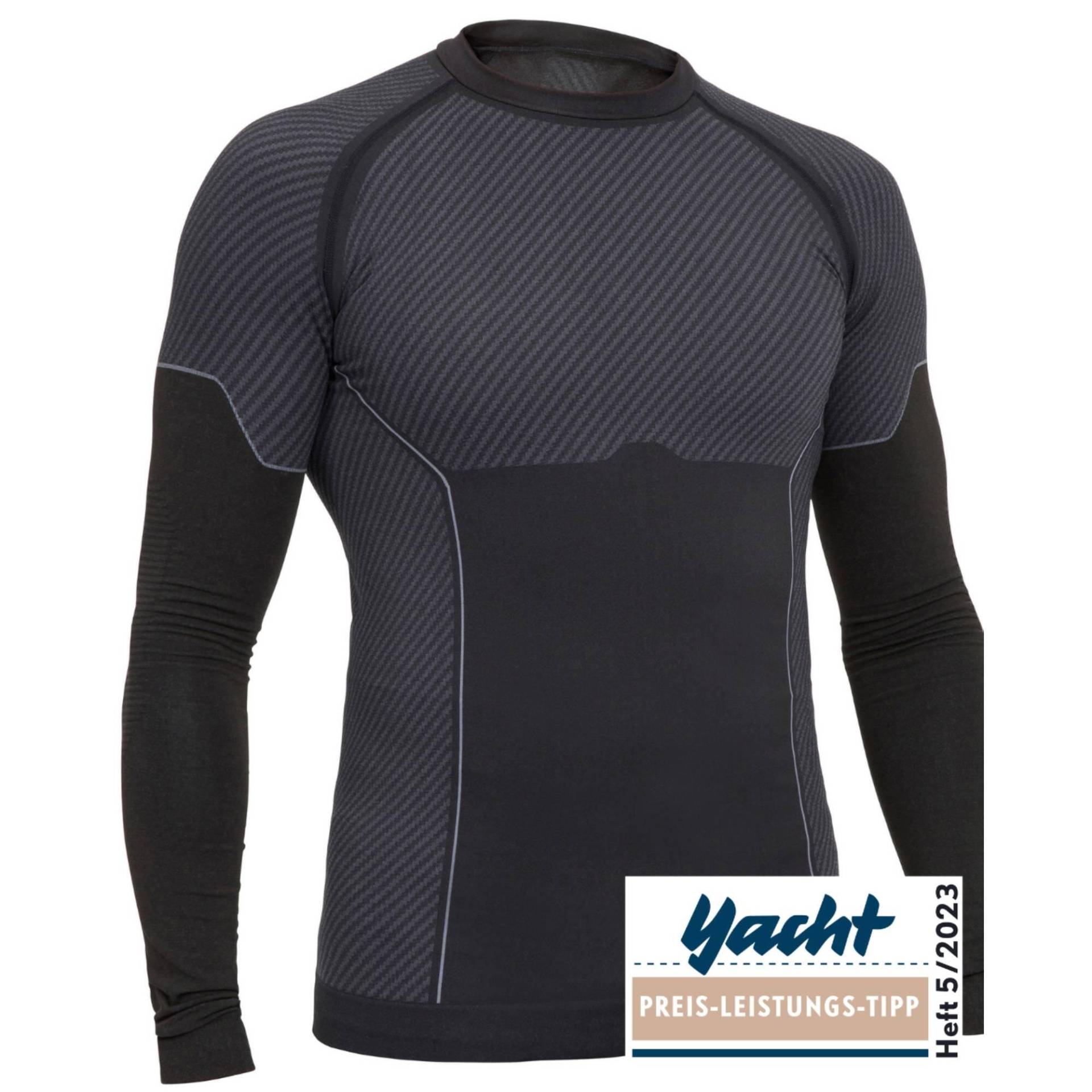 Funktionsshirt Segeln Race 500 Herren schwarz von TRIBORD