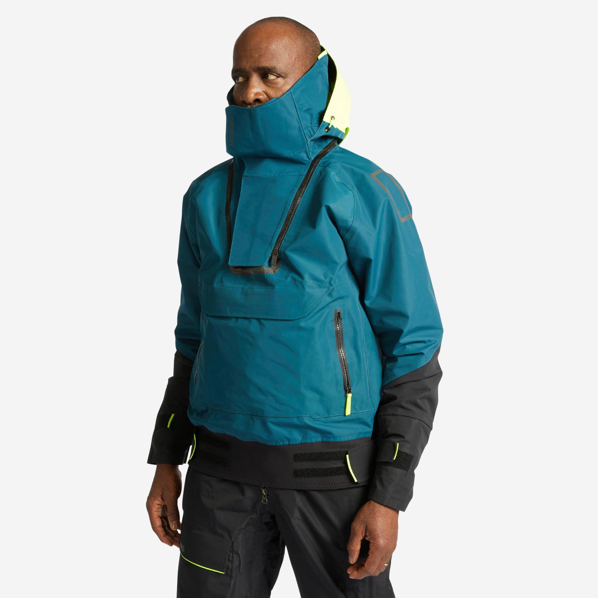 Gebraucht - Segeljacke Damen/Herren Offshore 900 petrol - GUT von TRIBORD