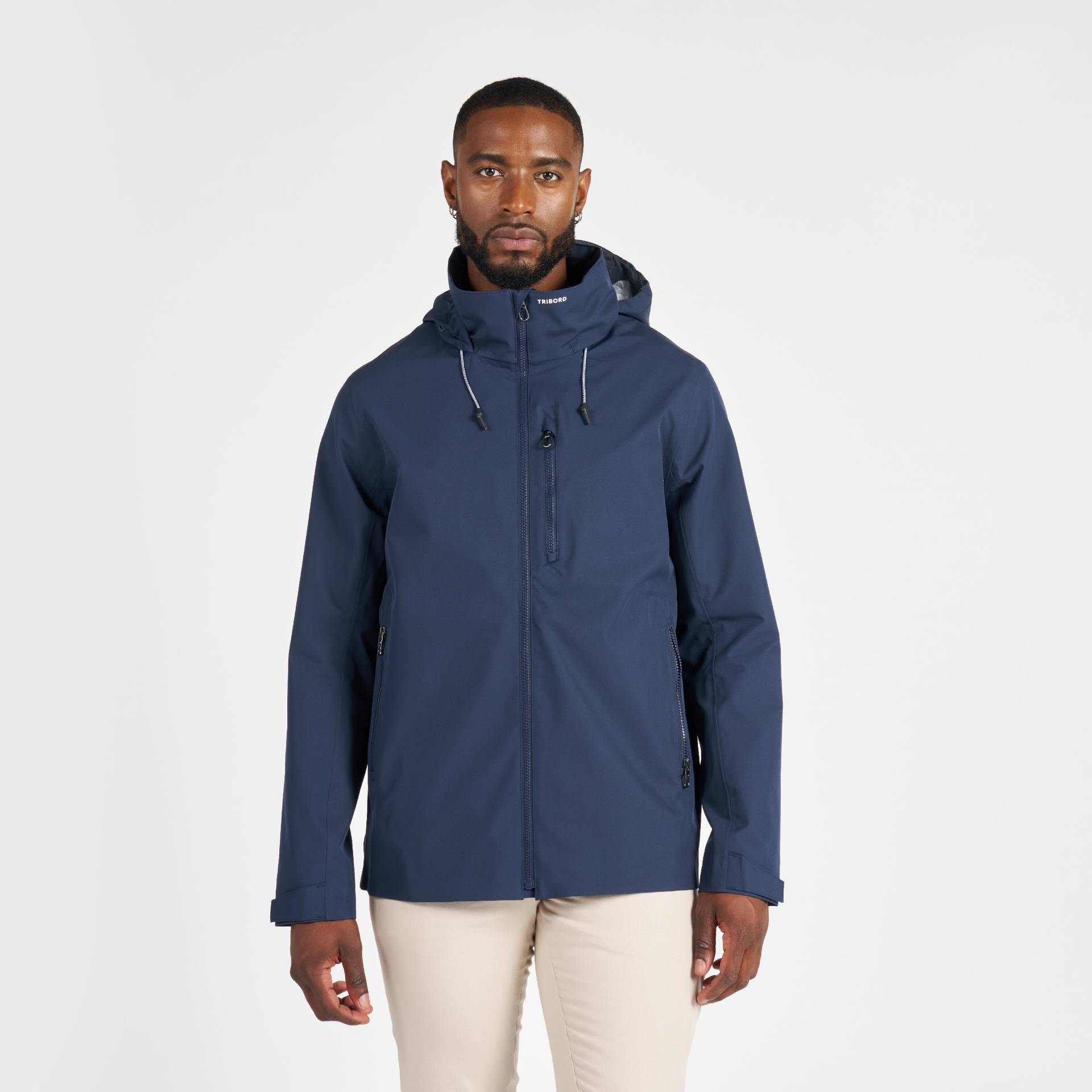 Regenjacke Segeln Herren wasserdicht winddicht - Sailing 300 marineblau von TRIBORD