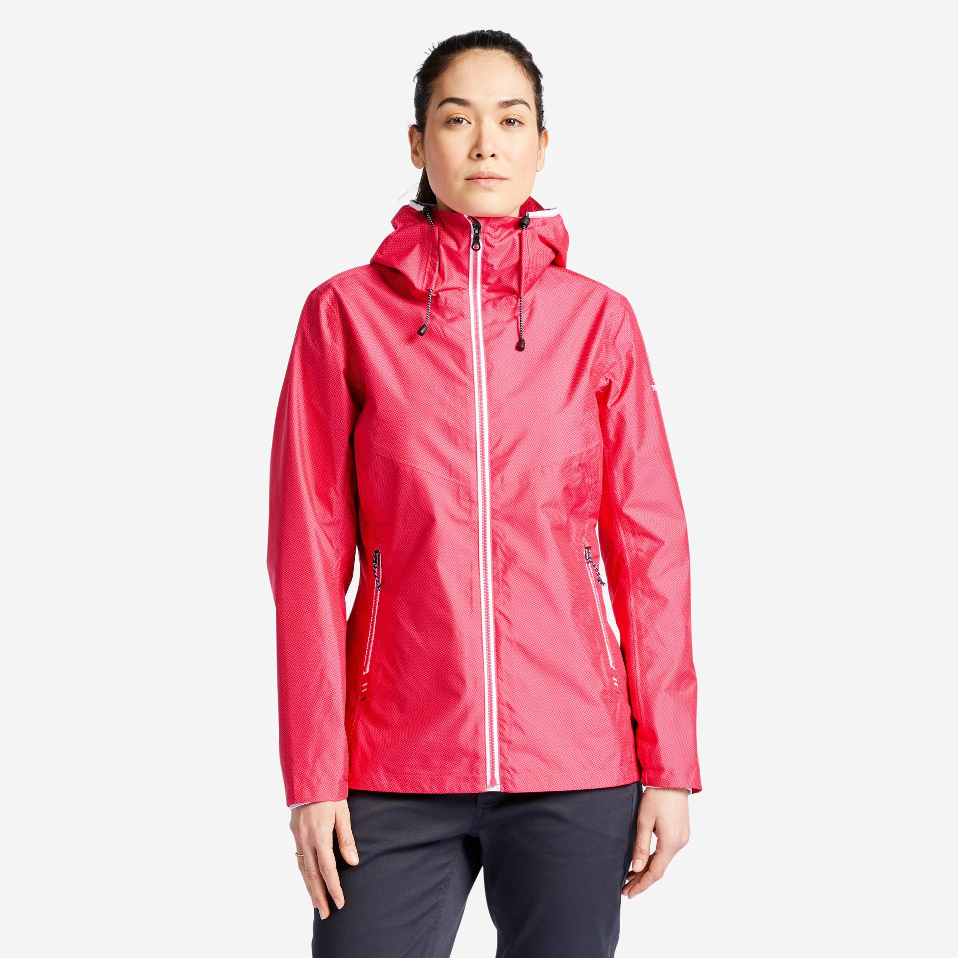 Regenjacke Segeln Damen wasserdicht - Sailing 100 rosa von TRIBORD