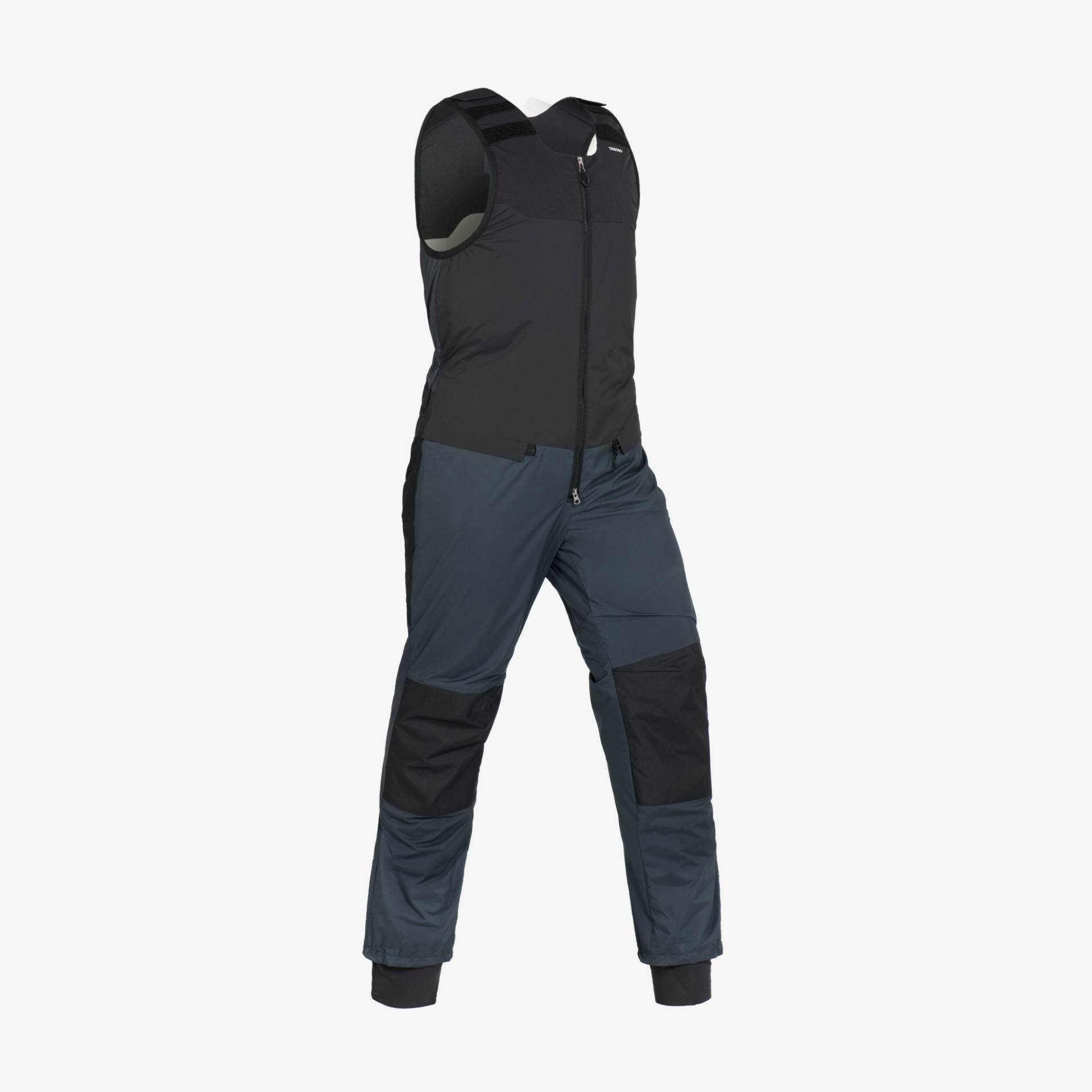 Segellatzhose Herren Innenfutter Merinowolle Offshore Pro Series dunkelgrau von TRIBORD