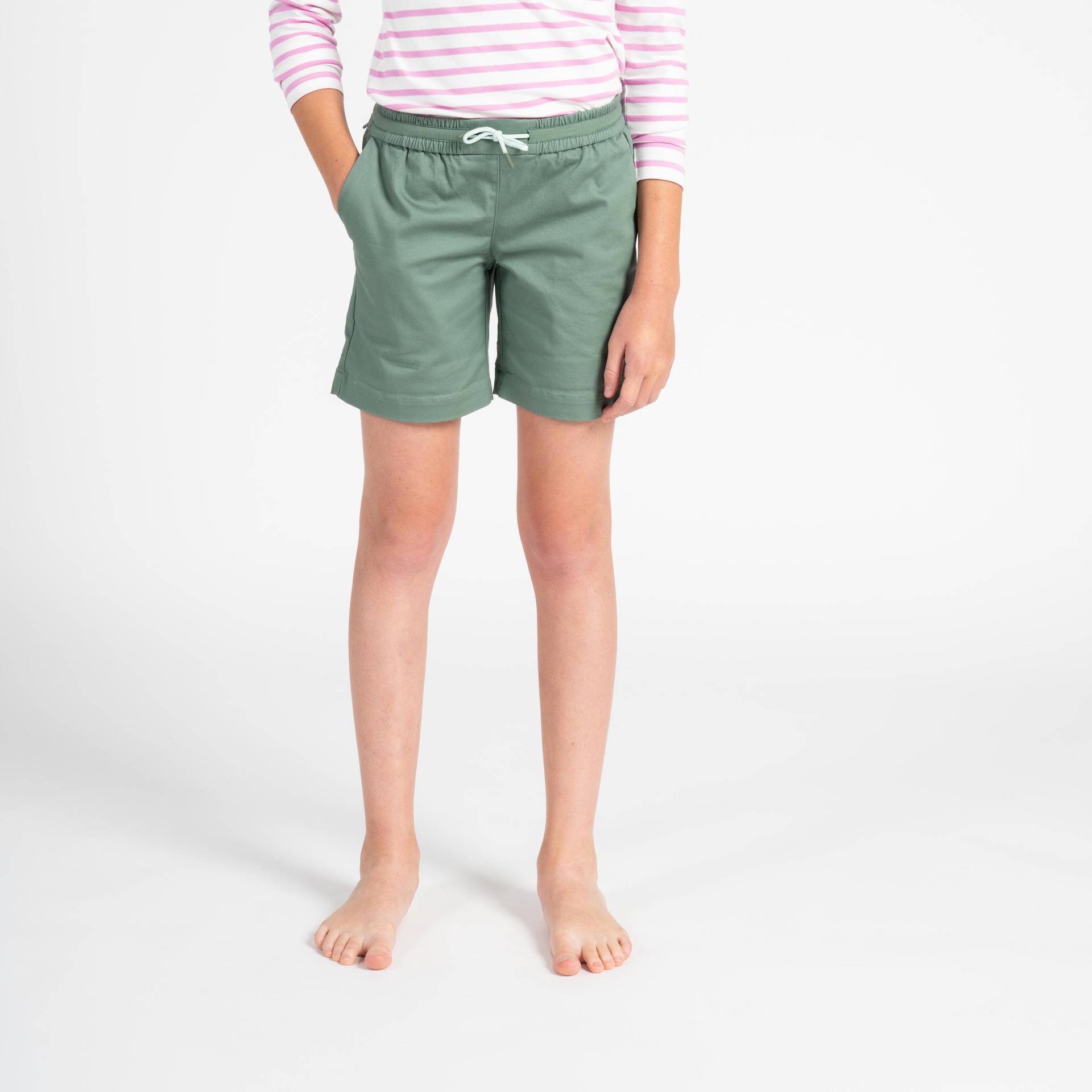 Segelshorts Kinder Mädchen - Sailing 100 khaki von TRIBORD