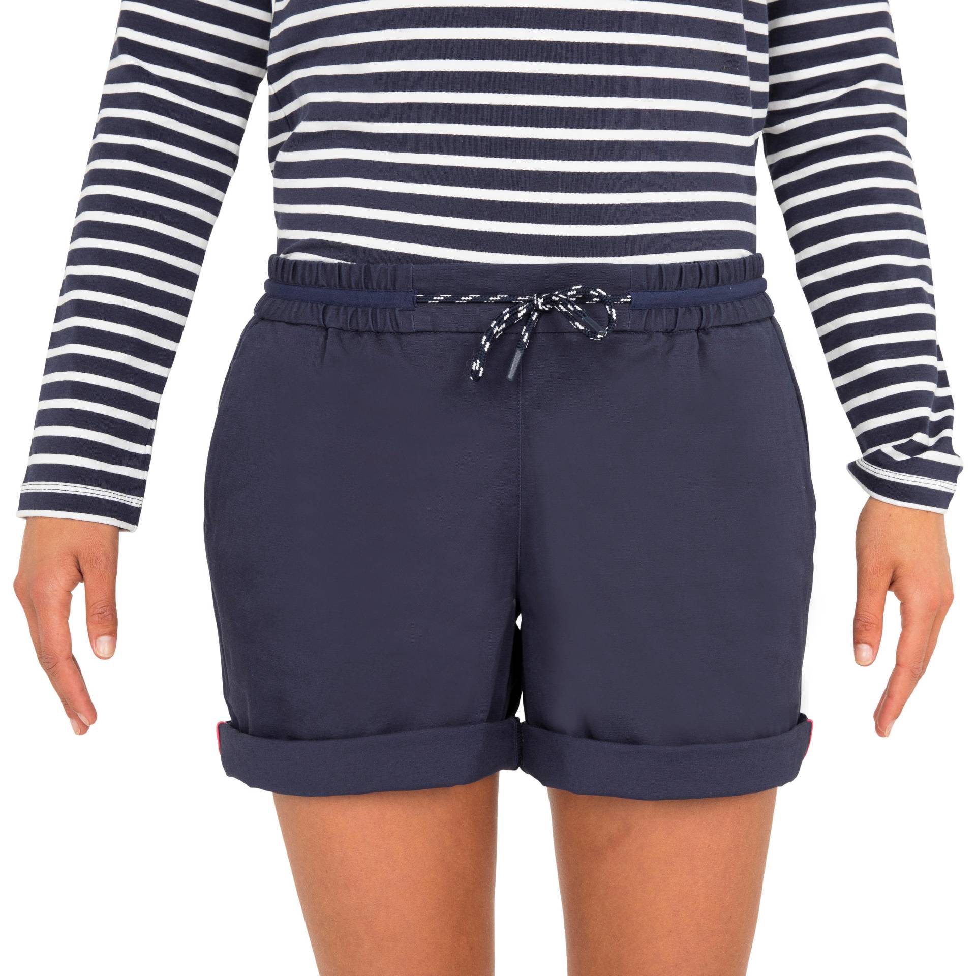 Segelshorts Damen - Sailing 100 dunkelblau von TRIBORD