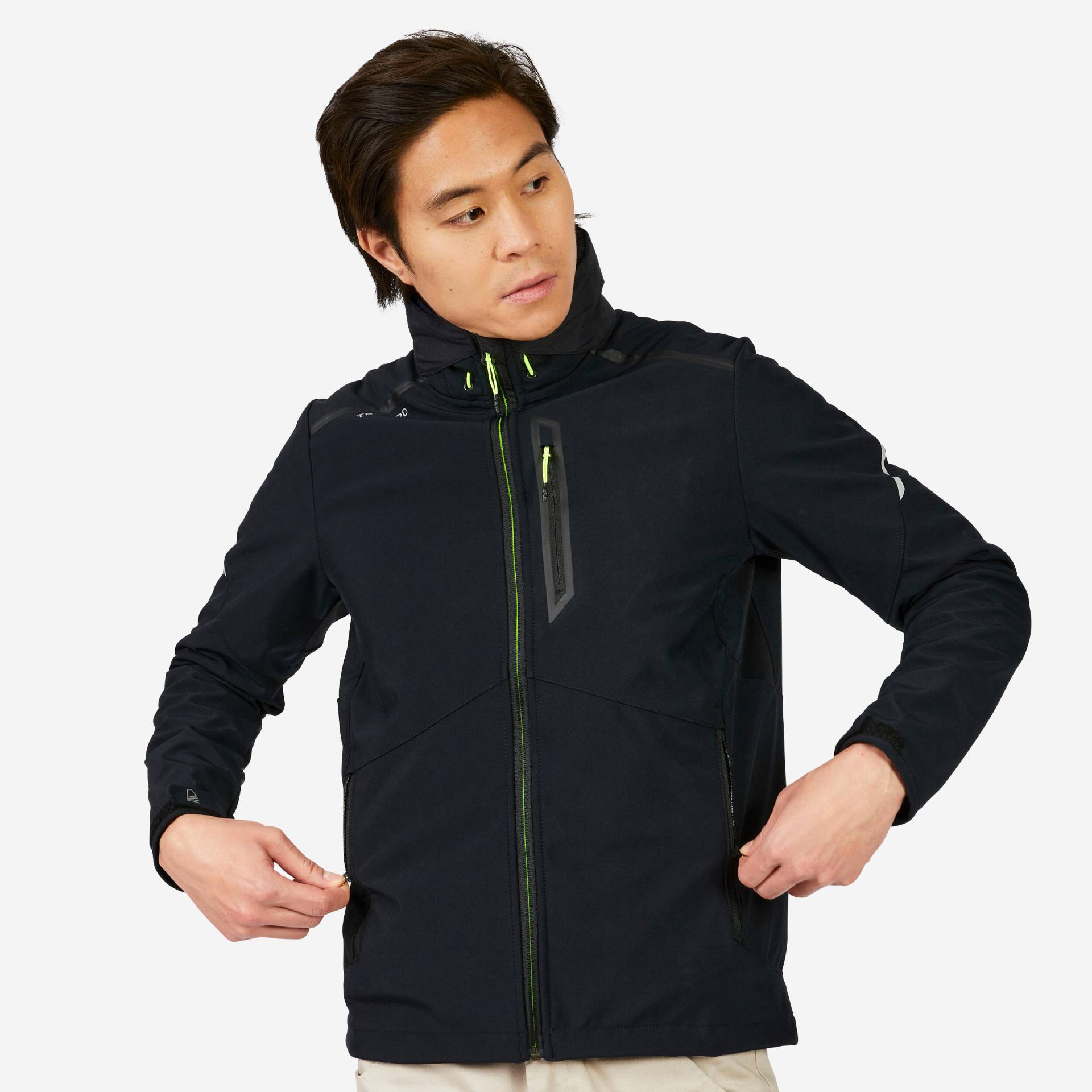 Softshelljacke Herren winddicht Segeln - Sailing 900 schwarz von TRIBORD