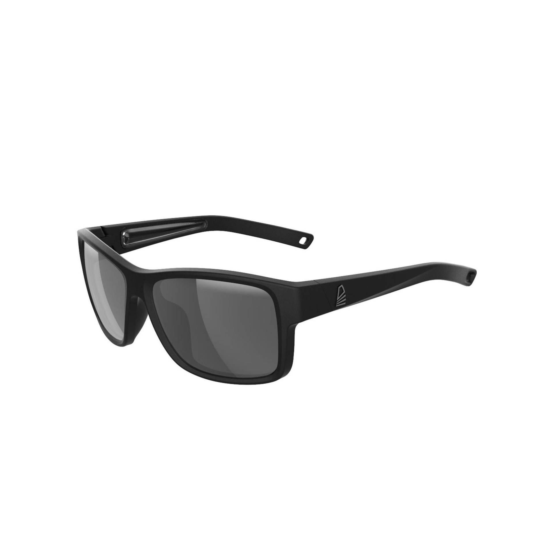 Sonnenbrille Segeln Damen/Herren schwimmfähig polarisierend 100 Grösse M schwarz von TRIBORD