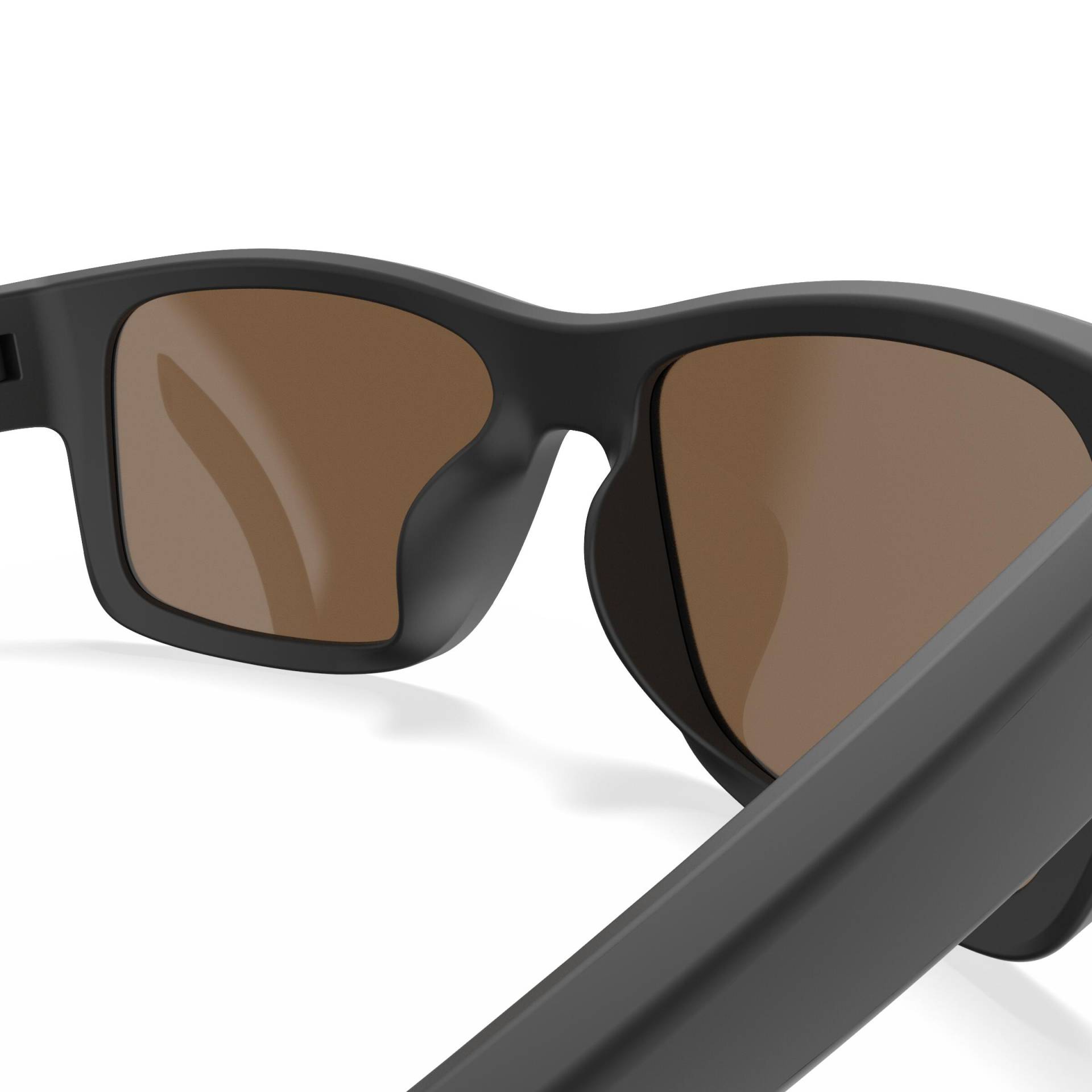 Sonnenbrille Segeln polarisierend schwimmfähig - Sailing 100 Grösse S schwarz von TRIBORD